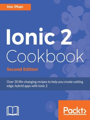 cover image of Ionic 2 Cookbook